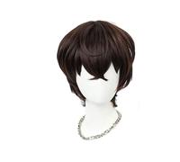 Bungos Stray Dogs dazai osamu Anime Cosplay Parrucca Parrucche sintetiche per Halloween Cosplay Party