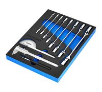 Bunker Flessibile Testa Chiave Set per Misurare E Raccoglitore Strumenti di Foam