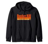 Bunker Hill, Oregon, stile retrò anni '80 Felpa con Cappuccio
