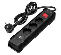 Bunker Striscia Elettrica Magnetica EU Con 3 Prese AC E 2 Porte USB/2.1A 31712