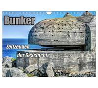 Bunker Zeitzeugen der Geschichte (Wandkalender 2026 DIN A4 quer), CALVENDO Monatskalender: Bunker - Monumente aus Stahl und Beton