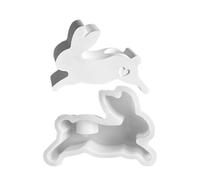 Bunnies di Pasqua Forma di silicone - Candela portafoglio resina epossidica forma di colata, fai da te cemento, forma di gesso decorazione di Pasqua | ornamenti, titolare del teatro e a