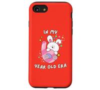 Bunny 6th Birthday In My 6 Year Old Era Carino Divertente Animale Custodia per iPhone SE (2020) / 7 / 8