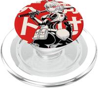 Bunny Anime Girl Katana Estetica Dark Samurai Waifu PopSockets PopGrip per MagSafe