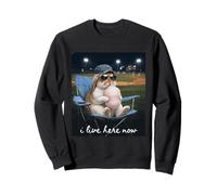 Bunny Baseball Mom Io Vivo Qui Ora Felpa