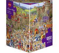 Heye - Puzzle François Ruyer: Le battaglie dei conigli - 1000 Pezzi