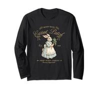 Bunny Bliss Carrot Patch di carote fresche raccolte Maglia a Manica