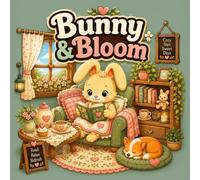 Bunny & Bloom: Bold and Easy Bakery Coloring Book for Adults: 40 Cozy Café and Bakery Coloring Pages Featuring Cute Animal Friends, Sweet Treats, Relaxing Moments, and Stress-Relieving Designs