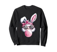 Bunny Blowing Gum Pink Sunglasses Easter Rabbit Girls Felpa