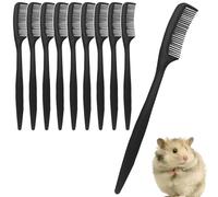 Bunny Brush - 10 Pieces Small Animal Hair Grooming Tool, Bunny Brushes For Small Pets, Hamster Comb | Hamster Cleaning Supplies For Tiny Pet Ferret Indoor Home Coat Sensitive Skin Daily Care