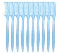 Bunny Brush - ABS 9 cm, 10 pezzi Grooming Comb Set | Criceto Comb, Ferret Grooming Tool, Gentle Care, Sensitive Skin, Daily Coat Cleaning For Small Pets, Indoor Use, Home, Tiny Animal Accessory