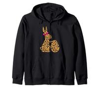 Bunny Buffalo Leopard Plaid Stampa Happy Easter Bunny Egg Felpa con Cappuccio