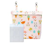 Bunny Cage Ice Pack - Pacchetto Di Ghiaccio Di Raffreddamento Al Cincillino, Borsa Per Il Chill Per Animali Domestici Riutilizzabile | Pad Di Raffreddamento Congelabile Con Copertura Lavabile, Pacchet