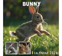 Bunny Calendar 2026: Fluffy Ears and Whiskers in Cozy Springtime Scenes