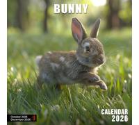 Bunny Calendar 2026: Fluffy Ears and Whiskers in Cozy Springtime Scenes