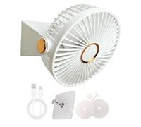 Bunny Cooling Fan - USB Rechargeable No-Drill Cage Clip Fan, Portable Pet Air Cooler | For Hamster, Chinchilla, Ferret, Gerbil Indoor Outdoor Summer Use