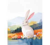 Bunny Days - A Creative Journey for Kids: A Coloring Book for Every Loved Child