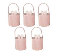 Bunny Ears Culleing Giift Borse - Basket in tessuto premium, borsa di avvolgimento del cioccolato | Caschetti di uova di cesto di coniglio di Pasqua riutilizzabili con adorabili orecchie da conigliett