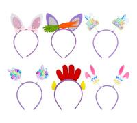 Bunny Ears, Hair Hoops, Easter Headdress Headwear, Rabbit Ears Costume, Hair Hoops Easter Headdress Soft Material Sturdy Enhances Fun Easy to Use Family-Friendly Adds Charm Versatile Collectible