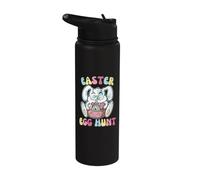 Bunny Easter Egg Hunt - Coniglietto pasquale design per ragazzi e ragazze Stainless Steel Insulated Water Bottle