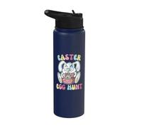 Bunny Easter Egg Hunt - Coniglietto pasquale design per ragazzi e ragazze Stainless Steel Insulated Water Bottle