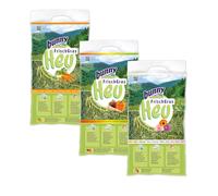 Bunny FreshGrass Hay Set Carota, Mix Vitalità, Fiori - 3 x 500 g