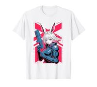 Bunny Girl Techwear Harajuku Anime Manga Cyberpunk Estetica Maglietta