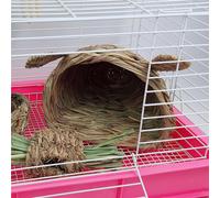 Bunny Grass Tunnel Comodo letto di fieno per criceti piccoli animali furetti