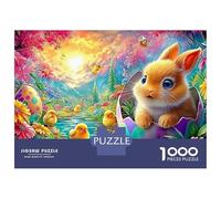 Bunny Hatching from An Easter Egg Puzzle Da 1000 Pezzi Lucky Rabbit Educativo E Sfidante, Riciclato 38x26cm/1000pcs