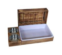 Bunny Hay Manger Guinea Pig Bunnies 3 in 1 mangiatoia per fieno per conigli