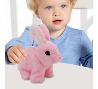 Bunny interattivo realistico, giocattoli coniglietti interattivi per bambini | Figure di giocattoli interattive peluche di coniglietto imbottito - PET ELETTRONIC PEFFE PUNFE IL RABBIO REALISTICO RABBI