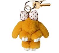 Bunny Keychain - Keyring | Plush Bunny Keychain | Easter Rabbit Keychain Plush Pendant, Women Seasonal Bag Ornaments, Commuting Traveling Purse Pendant Bunny, Peluche Toy For Backpack, School Bag