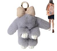 Bunny Keychain - Keyring | Plush Bunny Keychain | Easter Rabbit Keychain Plush Pendant, Women Seasonal Bag Ornaments, Commuting Traveling Purse Pendant Bunny, Peluche Toy For Backpack, School Bag