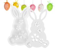 Bunny Mold, Coniglio Non-Stick Tray Mold, Soft Mould for Candle Making, Perfect for Easter, Birthday, Christmas & New Year Decorations, 28 g, Silicone Material