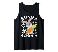 Bunny Mom Coniglio Carota Fiore Sorriso Canotta