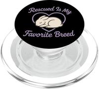 Bunny Mom Rabbit Rescue Adopt Don't Shop Bunny Foster Design PopSockets PopGrip per MagSafe
