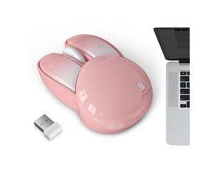 Bunny Mouse - Mouse wireless a forma di coniglio, 59 g, ricevitore USB A
