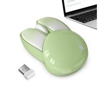 Bunny Mouse Wireless - Mouse a forma di coniglio, senza fili, acustico