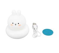 Bunny Night Light 100mAh Ricaricabile Baby Night Light Lampada notte magnetica in silicone per coniglio per camera letto