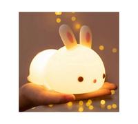 Bunny Night Light Kids Lamp 7 Colour Changing Baby Night Lights Portable Bunny Light USB Rchargeable Bunny Lamp Nightlight
