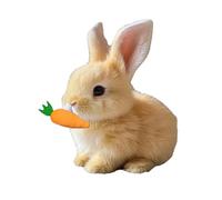 Bunny Pal, Il Mio Giocattolo Realistico Coniglietto, Interattivo Pasquale Coniglietto Con Carota, Coniglio Domestico Saltellante Peluche Elettrico - Orecchie Che Saltano,(Marrone)