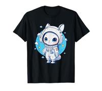 Bunny Rabbit Astronaut Casco Space Suit Ragazze Grafica Maglietta