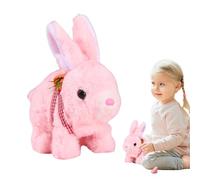 Bunny realistico | Giocattolo interattivo | Giocattolo coniglietto realistico interattivo | Un lussuoso animale elettronico che salta, cammina, parla e faticoso