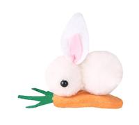 Bunny Shaped Hair Accessory, Easter Carrot Barrette, Festive Holiday Clip, Stylish Cartoon Design, Headwear for Women, Adorable Ornament, Parties, and Offering
