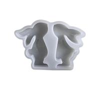 Bunny Shaped Silicone Molds, Cute Coppia Bunny Soap Mold, Epoxy Resin Moulds, Wedding Home Decor Molds, Candle Making Molds, Bunny Soap Mold, Resin Mould for Wedding, Decorative Table Decor Molds