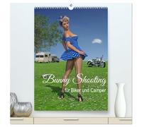 Bunny Shooting (hochwertiger Premium Wandkalender 2026 DIN A2 hoch), Kunstdruck in Hochglanz: Digitale Gemälde im Pin Up Stil