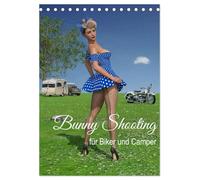 Bunny Shooting (Tischkalender 2026 DIN A5 hoch), CALVENDO Monatskalender: Digitale Gemälde im Pin Up Stil