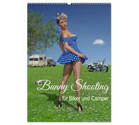 Bunny Shooting (Wandkalender 2026 DIN A2 hoch), CALVENDO Monatskalender: Digitale Gemälde im Pin Up Stil