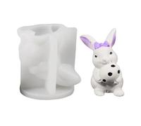 Bunny Silicone Mold 3D | 3D Bunny Hold Easter Egg Silicone Mold for Cement, Soap, Art & Craft, DIY Decorations For Cinner, Home, Holiday Table, Party Room, Wedding, And Seasonal Crafts