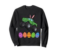 Bunny T-Rex Monster Truck Jumping Easter Eggs Toddler Kid Felpa